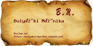 Bulyáki Mónika névjegykártya